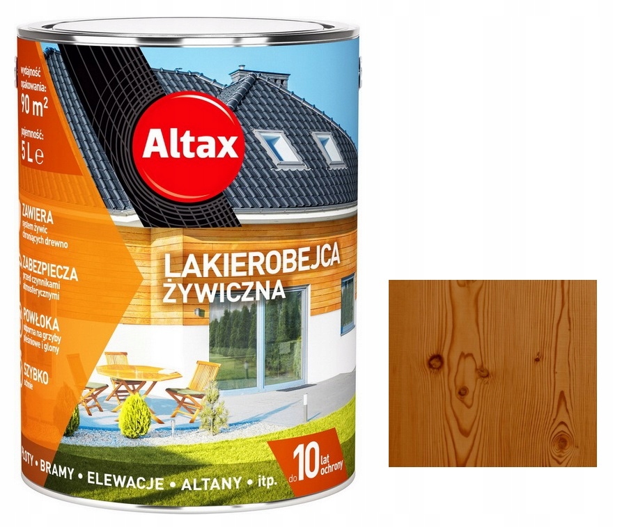 Altax vodná lazúra na lak 5 l TIK